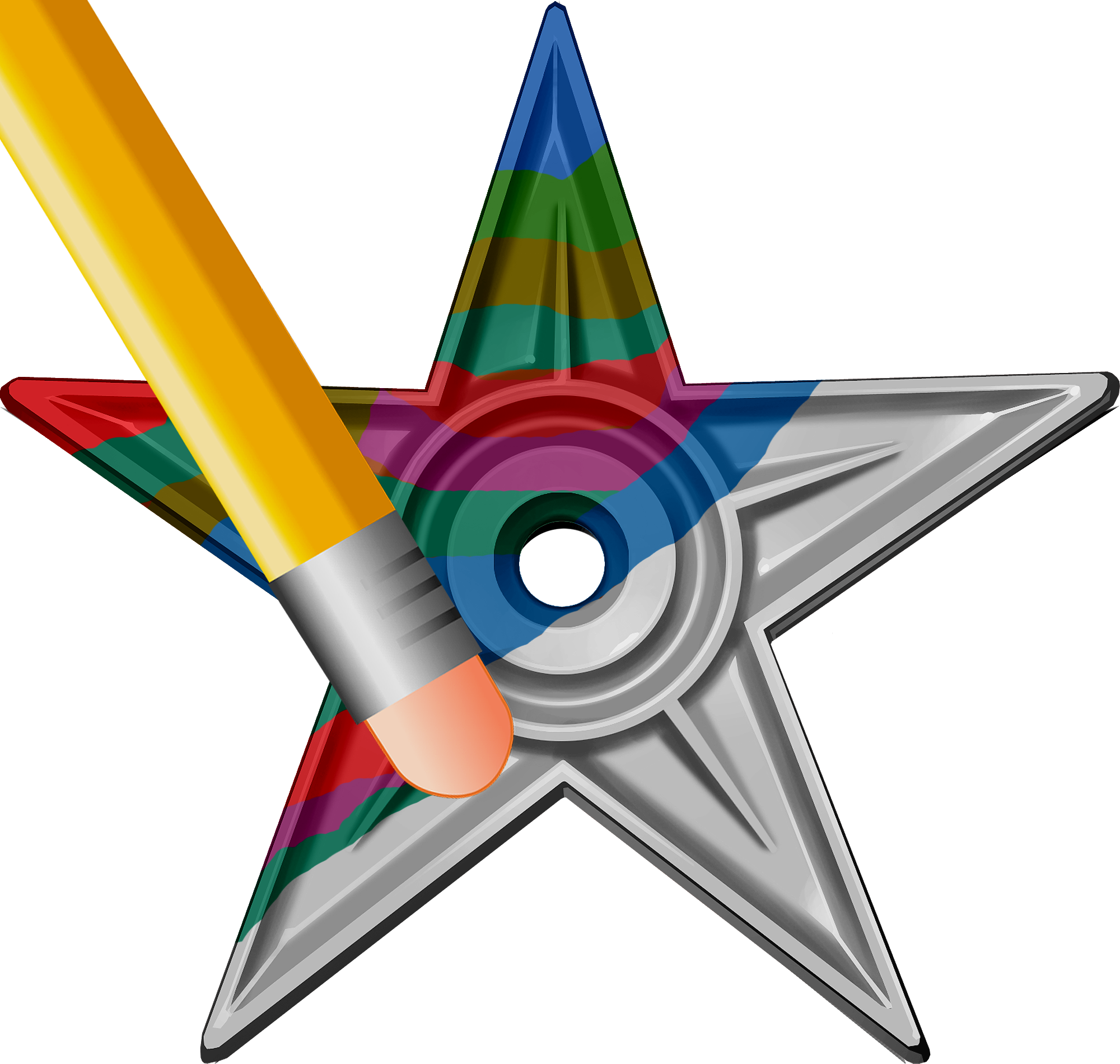 Barnstar Of Anti-vandalism Clipart (2000x1900), Png Download