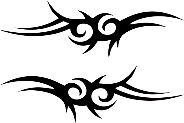 Tribal Sticker Decals Clipart (600x600), Png Download
