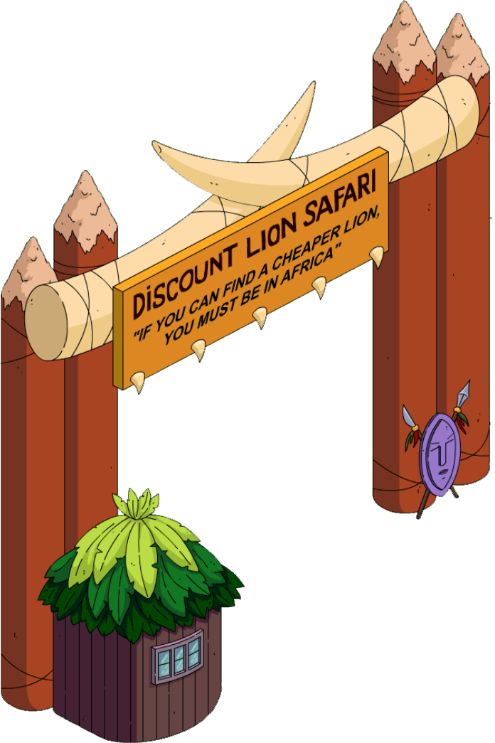 Discount Safari Entrance Clipart (643x1008), Png Download