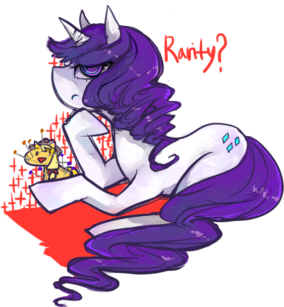 Tjduswjd, Bed Mane, Doll, Pixiv, Rarity, Safe, Voodoo Clipart (700x700), Png Download