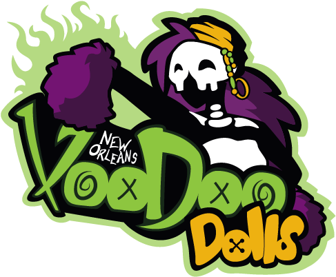 An Identity Was Also Created For The New Orleans Voodoo Clipart (1400x487), Png Download