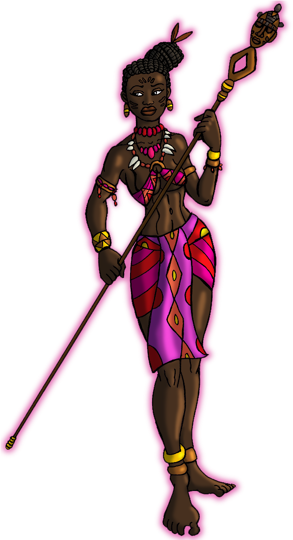 Lady Is Named Izegbe , And She Works As A Mambo (or Clipart (607x1100), Png Download