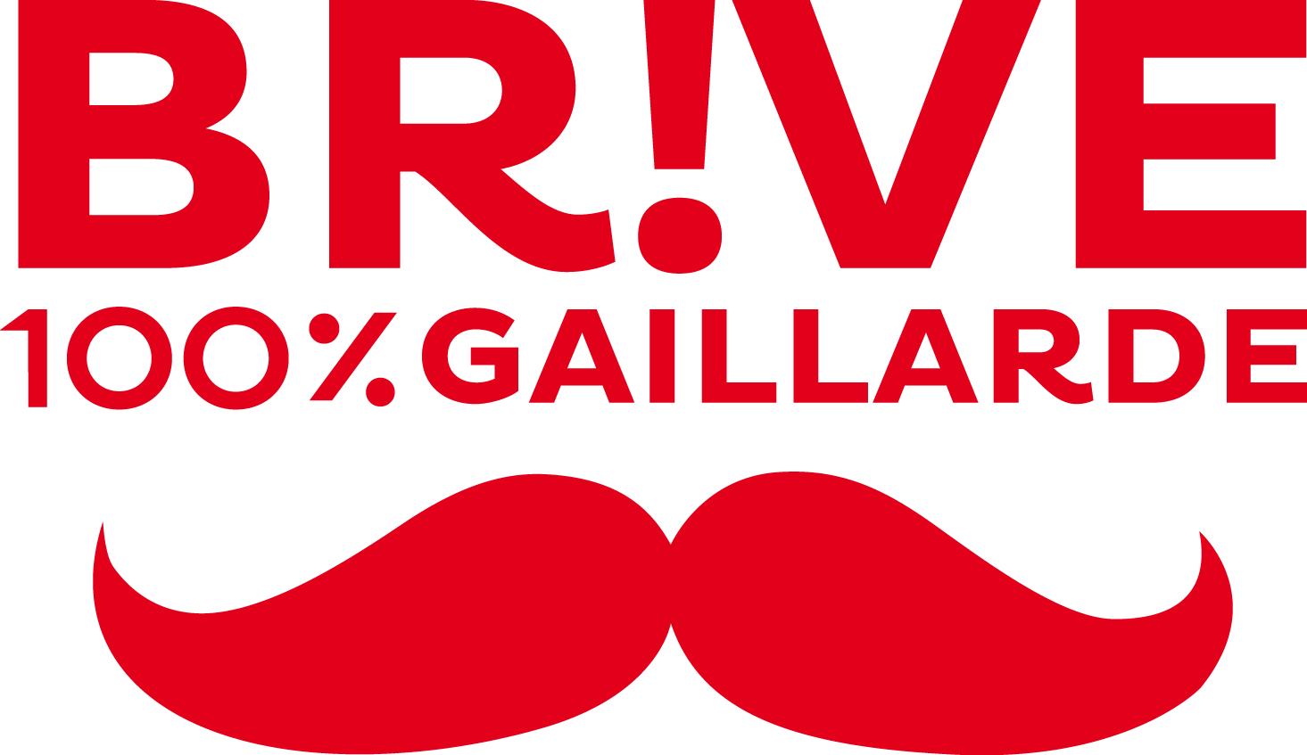 Brive 2015 Logo Moustache Clipart (1465x847), Png Download