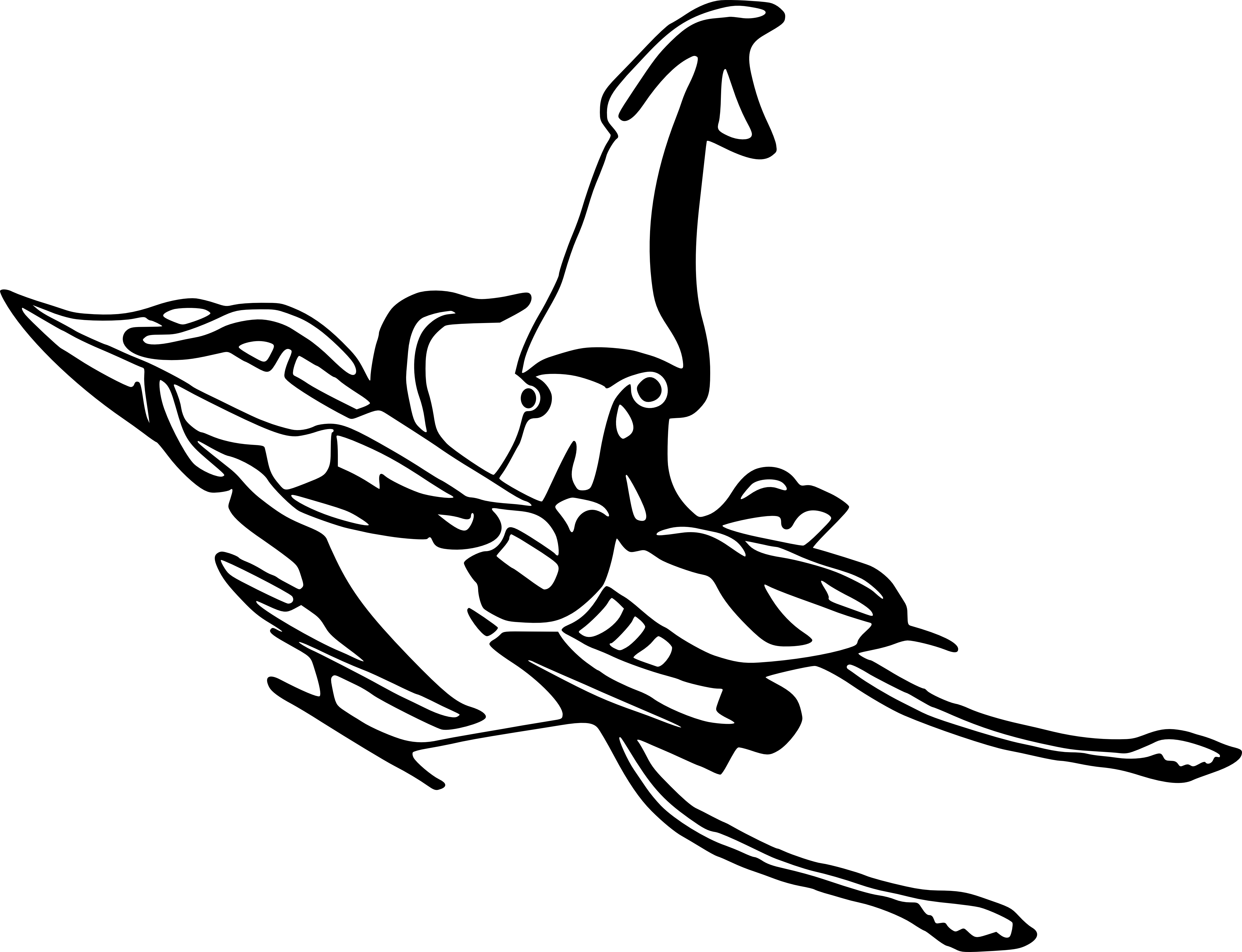 It Bothered Me That The Sidebar Squid Only Had One Clipart (5000x3834), Png Download