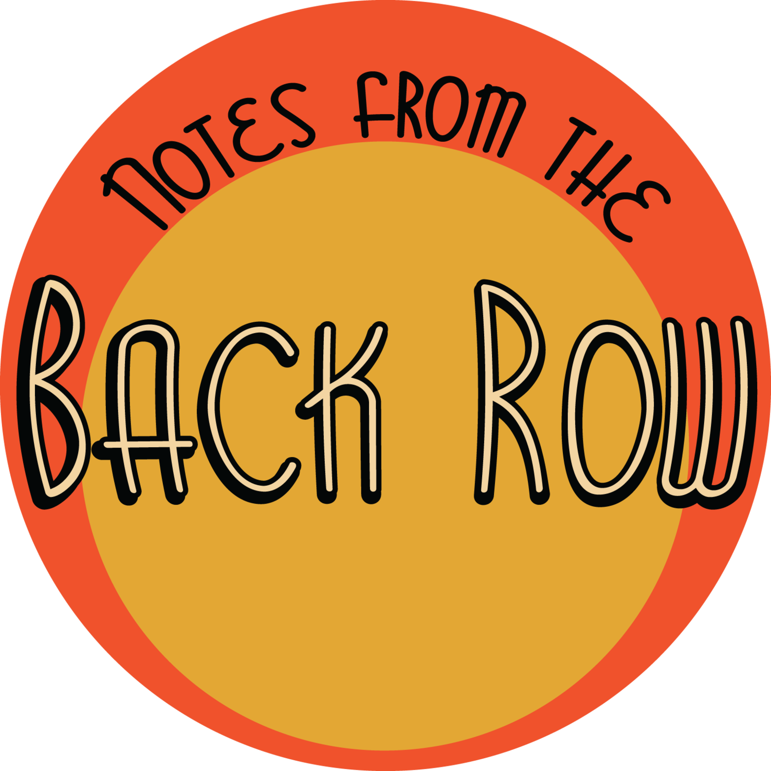 Notes From The Back Row Clipart (1500x1500), Png Download