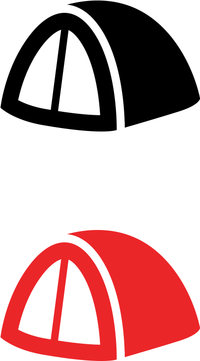 Free Cute Camping Tent Clipart - Png Download (458x916), Png Download