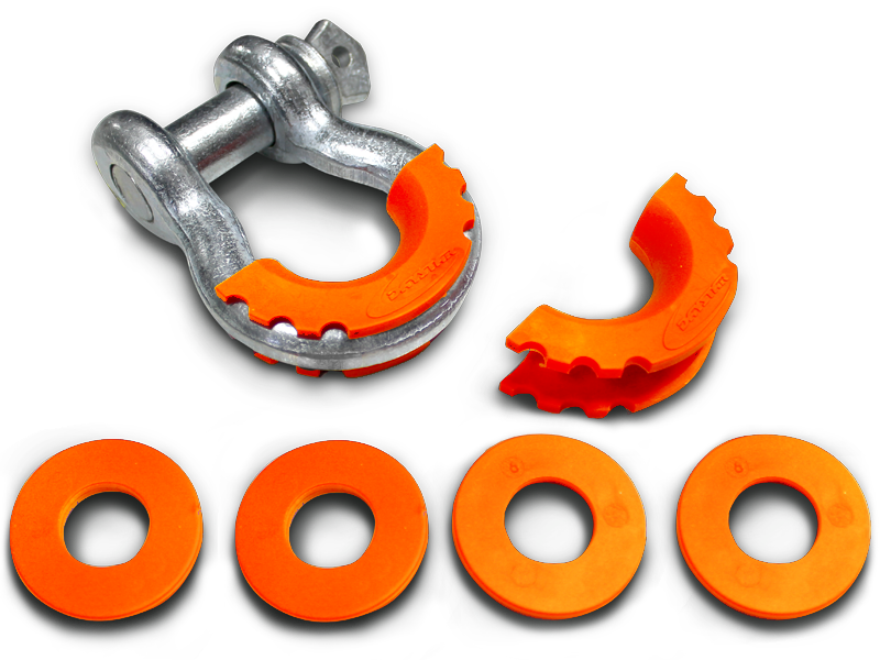 Daystar D Ring Isolator & Washers For 3/4" D Ring Shackle Clipart (800x600), Png Download
