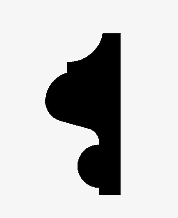 Dado Rail Clipart (611x748), Png Download