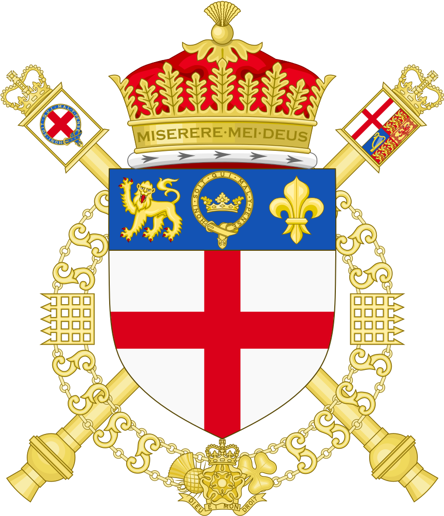 Coat Of Arms Of The Garter King Of Arms Clipart (865x1024), Png Download