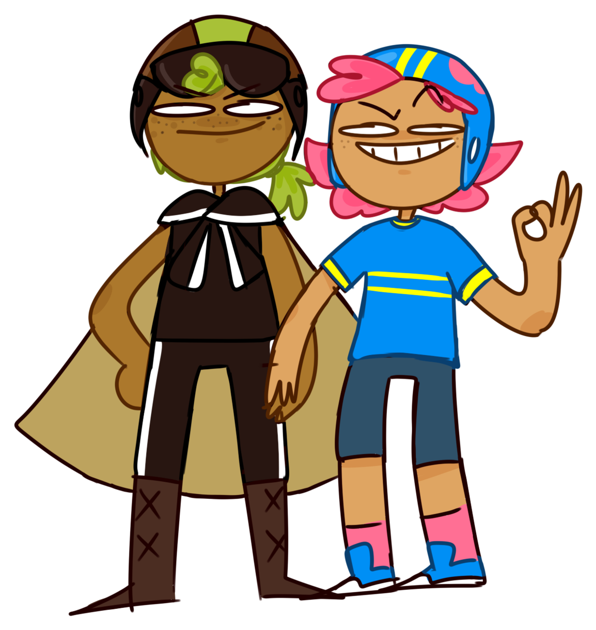 What Are They Up To And Why Do I Think They're Cute Clipart (1280x1435), Png Download