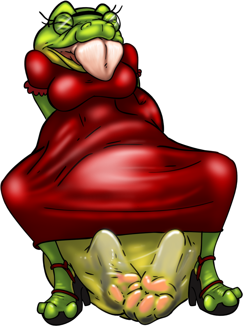 Aku And The Frog Lady Clipart (1280x1280), Png Download