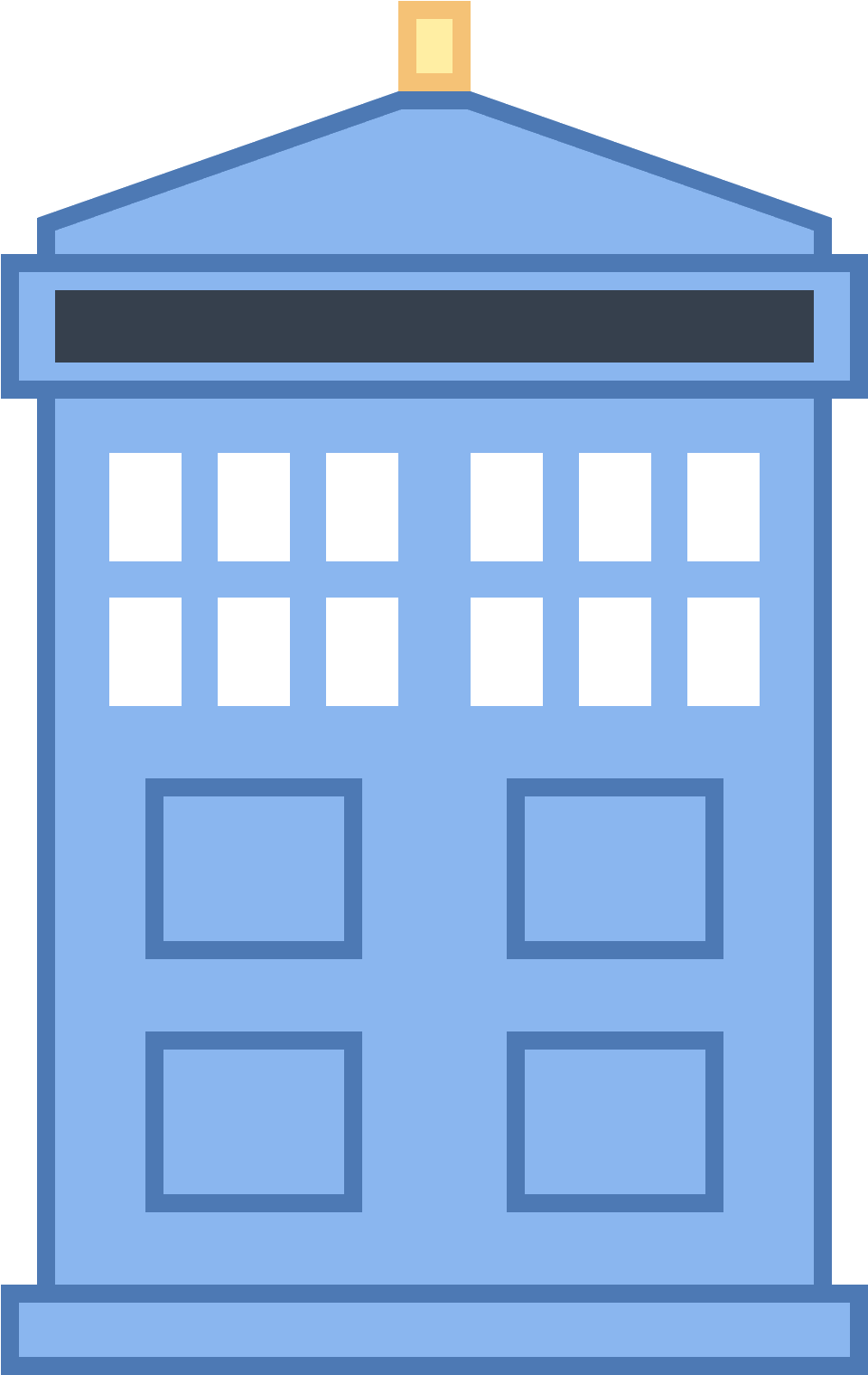 Tardis Icon Clipart (1600x1600), Png Download