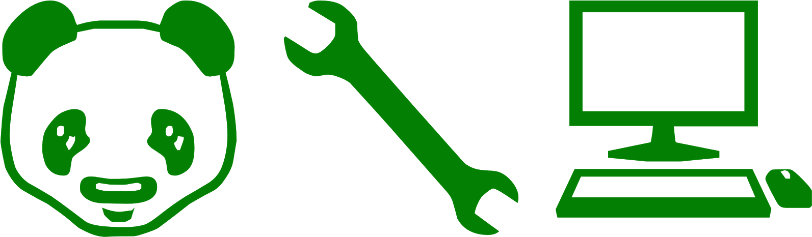 Panda's Taint System Allows Us To Find Duas In The Clipart (1600x514), Png Download