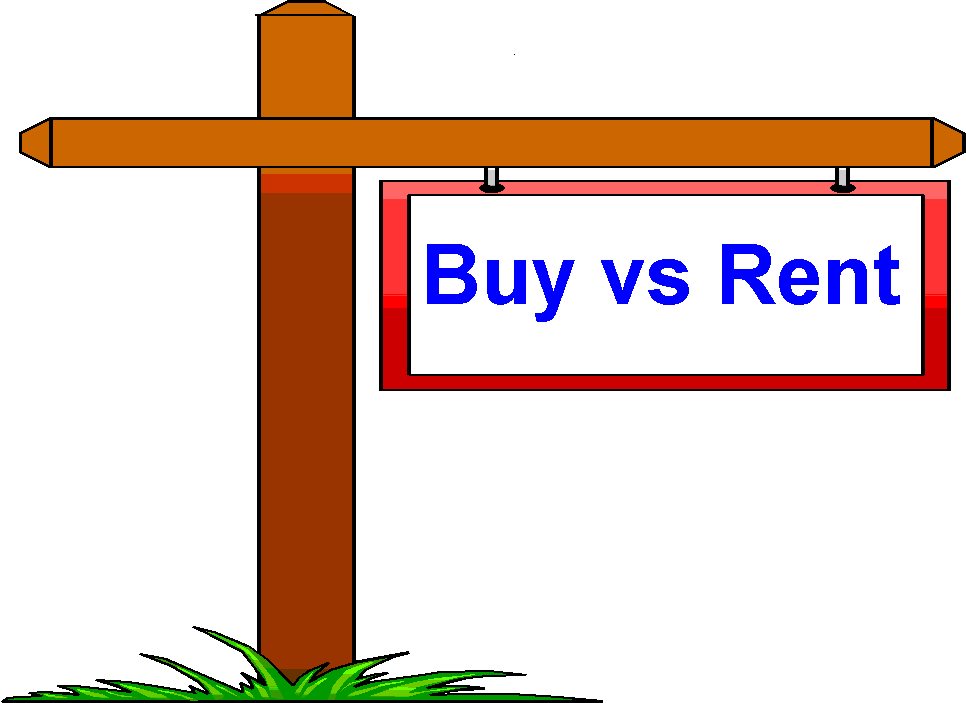 There Are Many Advantages To Buying A Home Versus Renting Clipart (966x703), Png Download