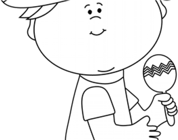 Monochrome Clipart Cinco De Mayo - Png Download (640x480), Png Download