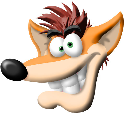 Crash Bandicoot Ssb5 Life Stock Icon Set By Clipart (600x600), Png Download