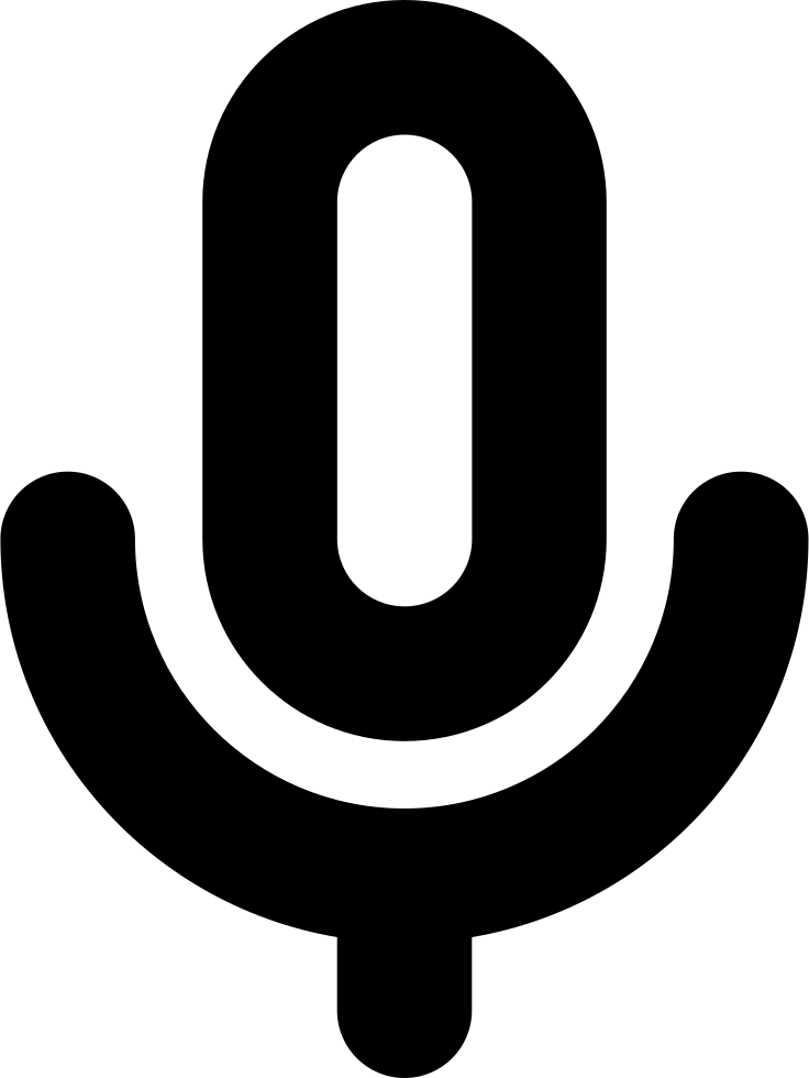 Microphone Icon Png Vector Clipart (736x980), Png Download