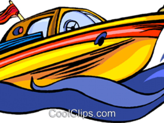 Speed Clipart Ski Boat - Png Download (640x480), Png Download