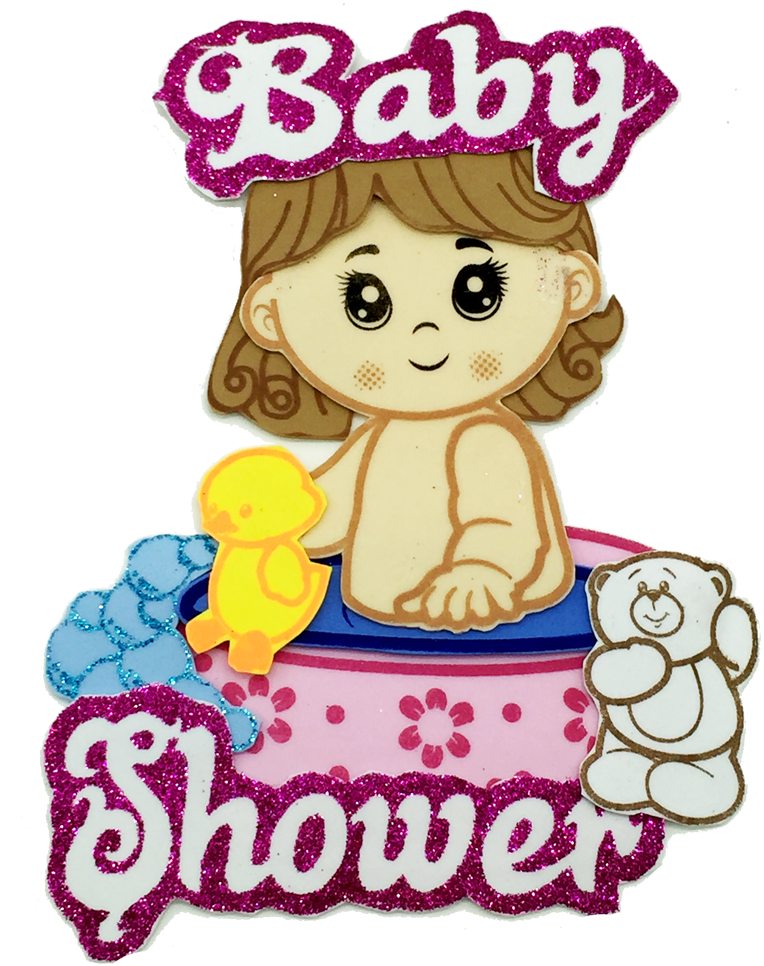 8" Baby Shower Foam Clipart (960x1280), Png Download