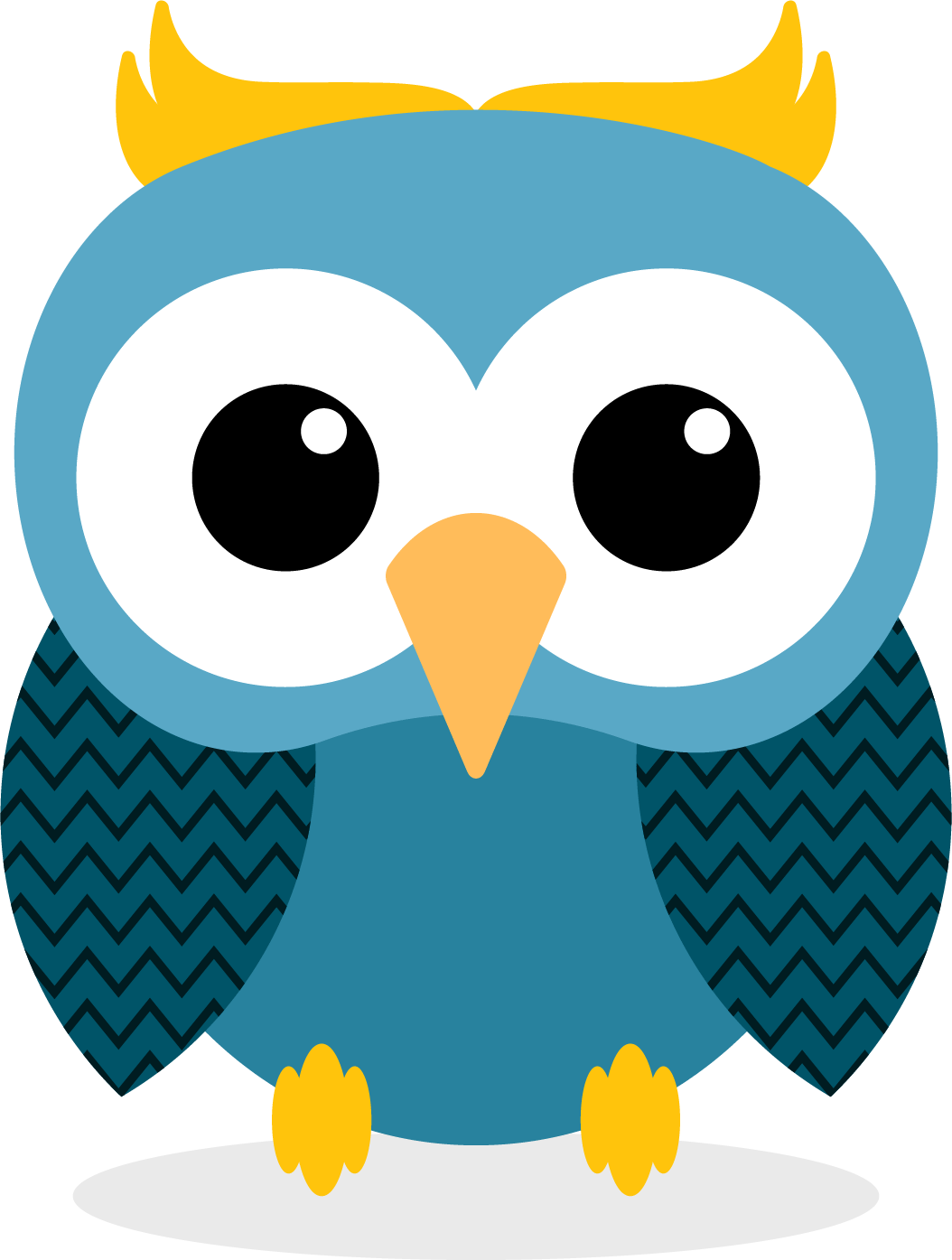 Fall Owl Clipart Panda - Png Download (1054x1395), Png Download