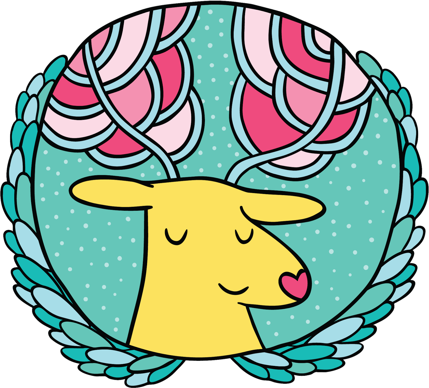 Hoping Rudolph's Red Nose Will Guide Santa's Sleigh Clipart (1600x1600), Png Download