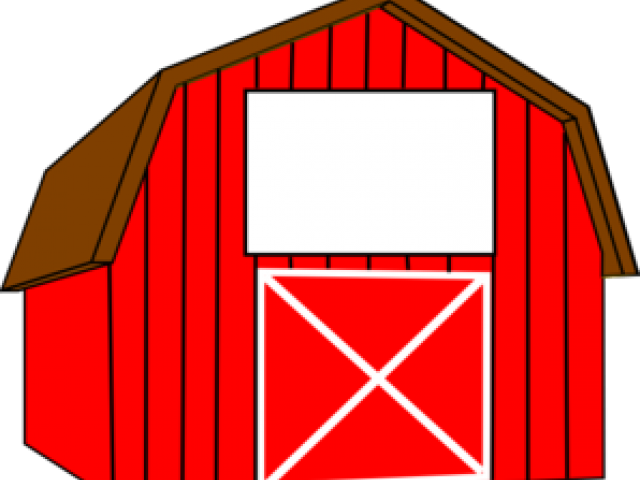 Barn Clipart Red Barn - Png Download (640x480), Png Download