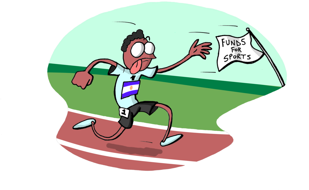 Clipart Sports Long Jump - Png Download (1000x672), Png Download
