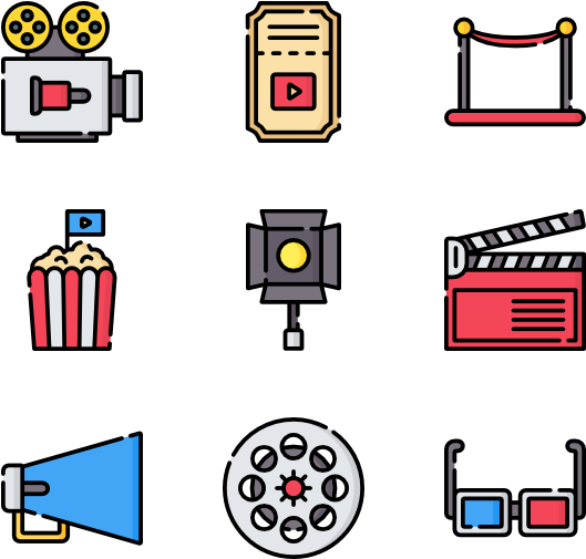 Film Industry Clipart (600x564), Png Download