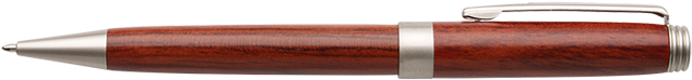 Rosewood Ballpoint Pen In Matching Rosewood Case Clipart (700x700), Png Download