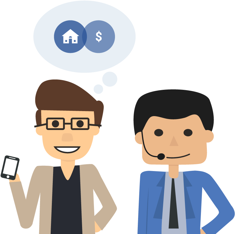 Thinking About Home Insurance Cost Clipart (800x800), Png Download