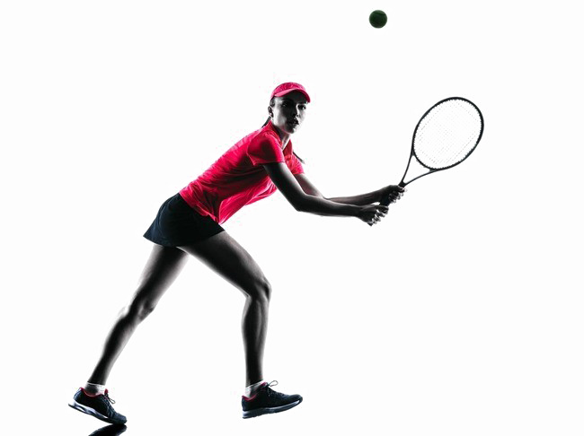 Tennis Player Png Transparent Image Clipart (650x486), Png Download