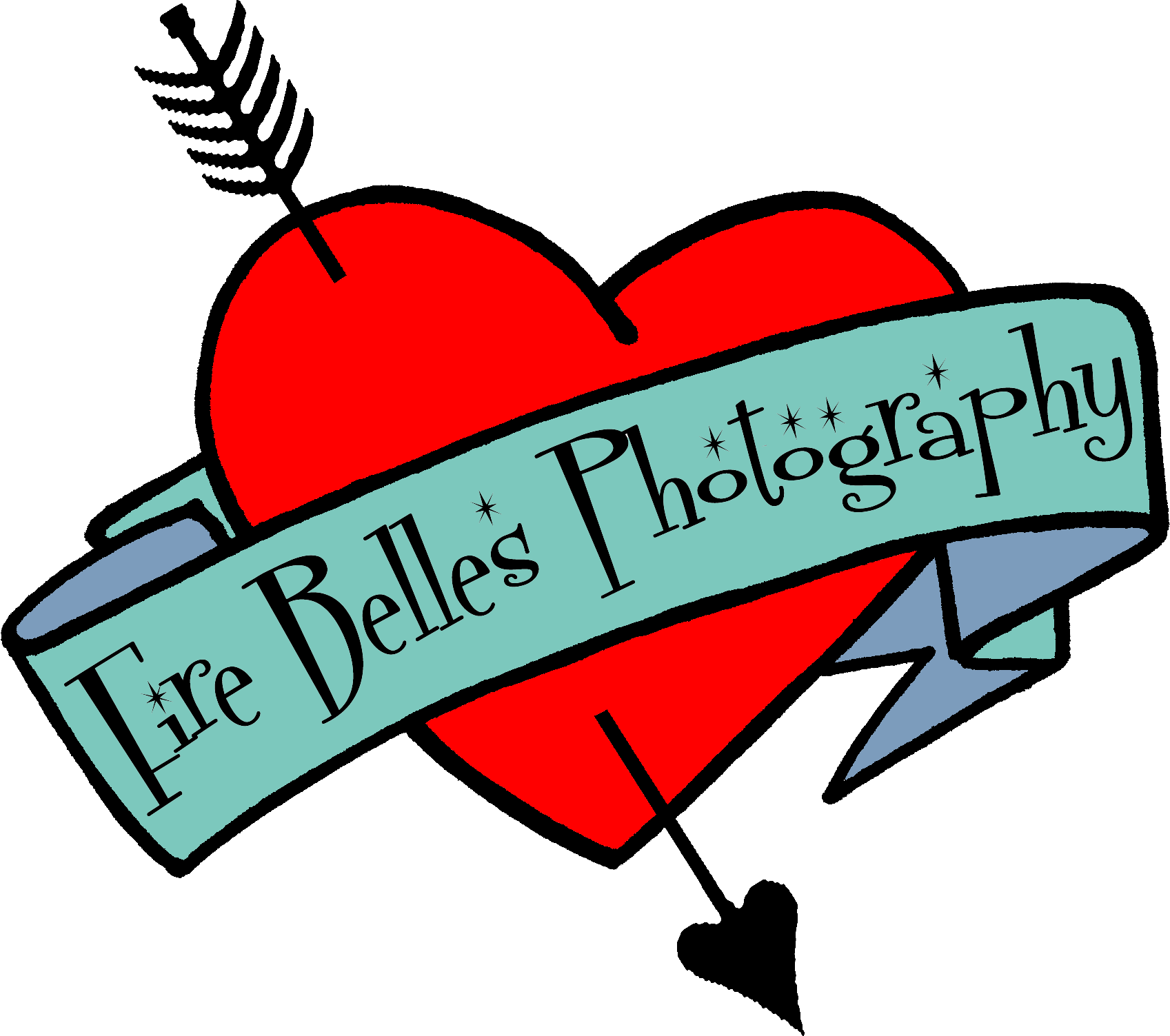 Fire Belles Photography Logo Clipart (1697x1503), Png Download