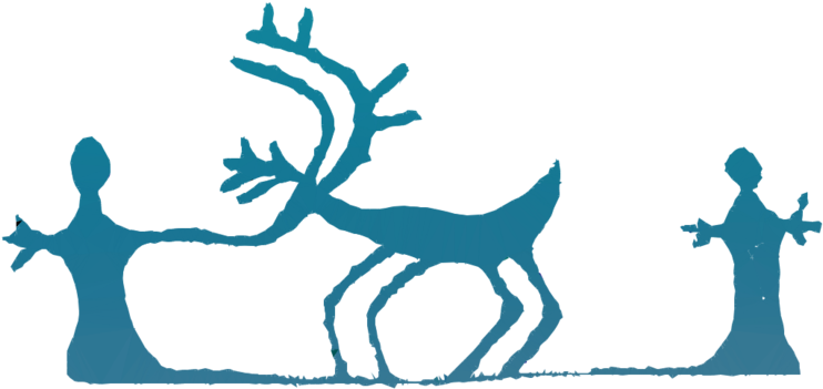 Reindeer Logo Silhouette Clip Art - Png Download (900x900), Png Download