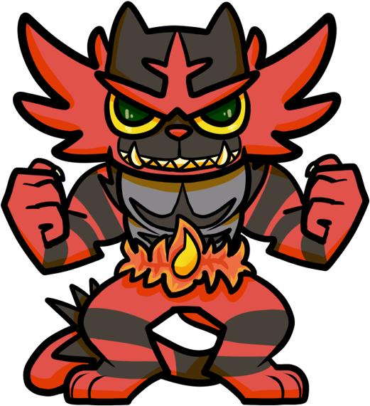 Fire Pussy Clipart (540x700), Png Download