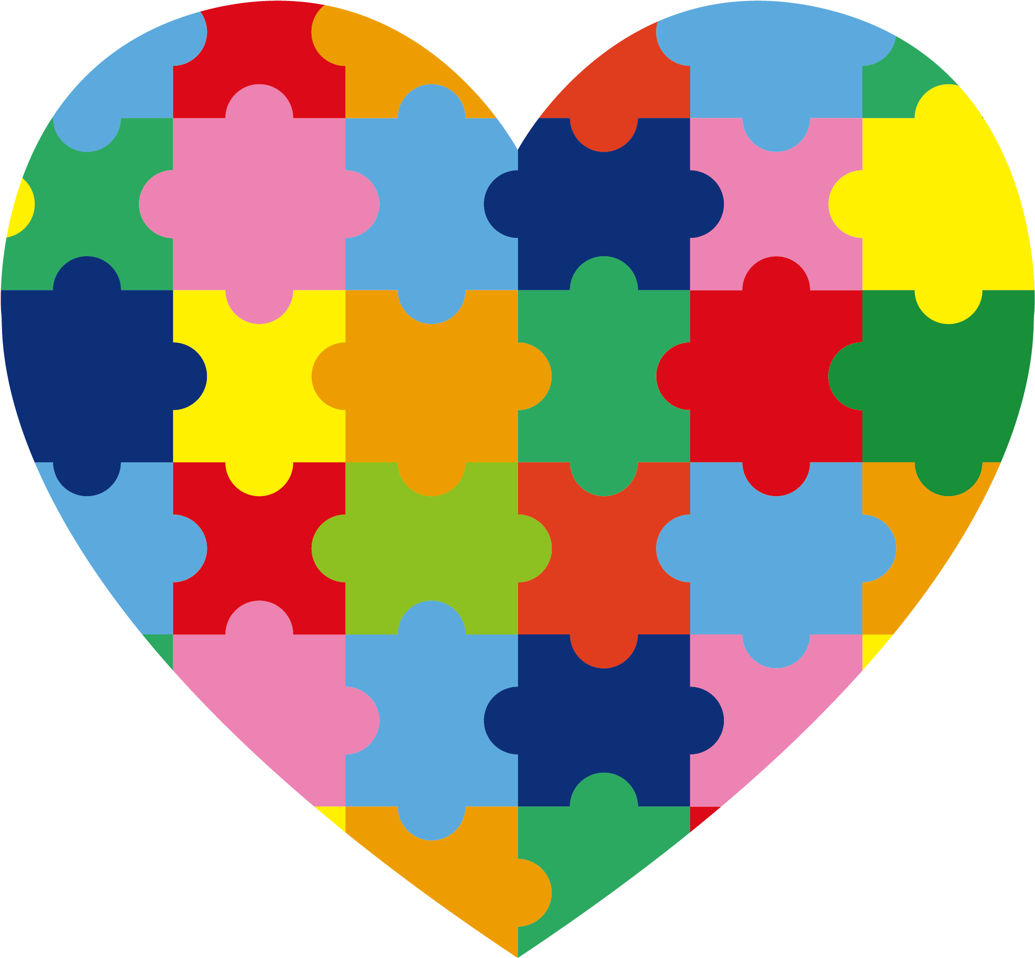 Jigsaw World Awareness Day Clipart (3373x2090), Png Download
