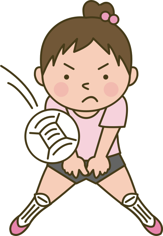 Clipart Girl Playing Volleyball Sport Clip Art Images - Png Download (548x793), Png Download