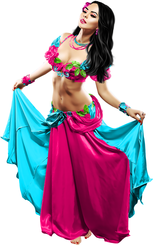 Girls 4, Tube, Clip Art, Cinco De Mayo, Illustrations - Png Download (640x977), Png Download