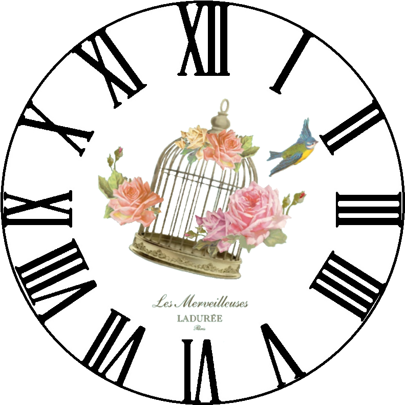 Free Vintage Clock Clipart (1000x874), Png Download