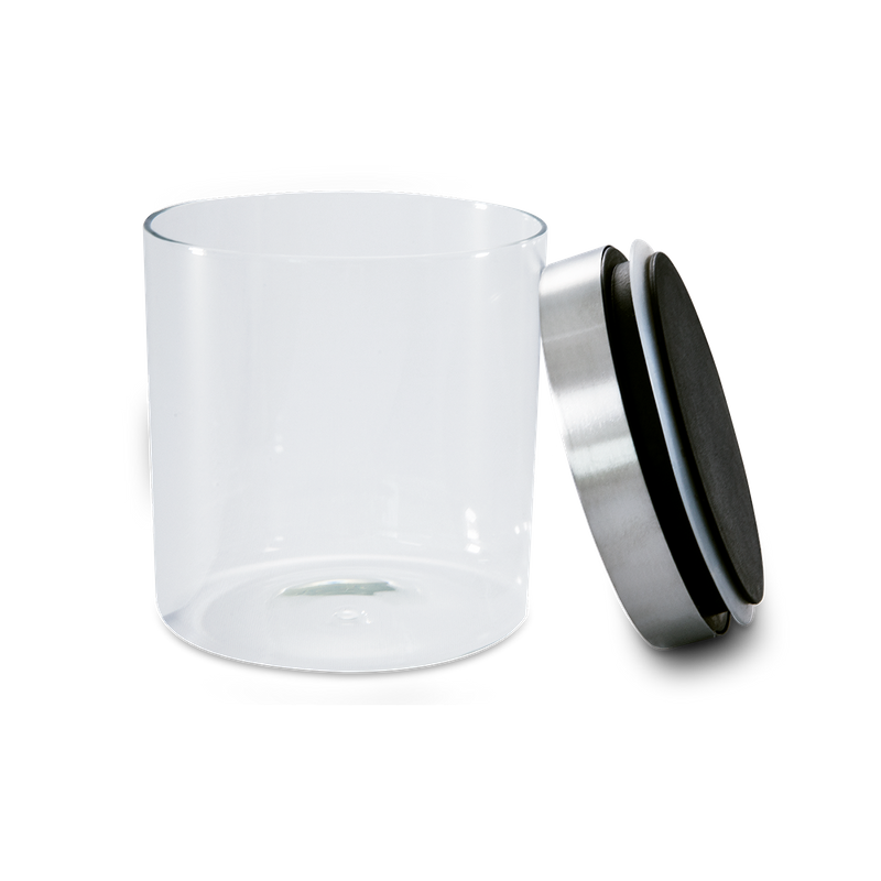 Pote De Vidro Borosilicato Com Tampa Inox Clipart (800x800), Png Download
