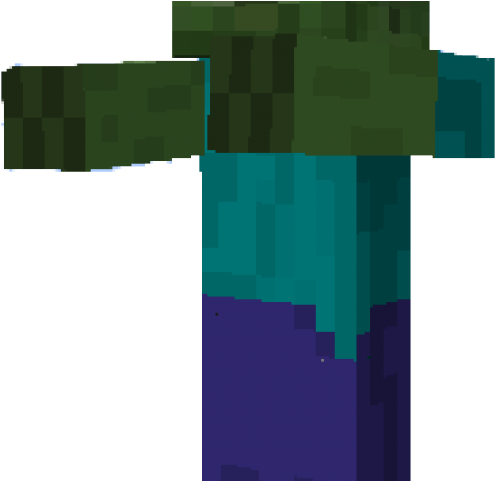 Minecraft Clipart Minecraft Zombie - Png Download (640x480), Png Download