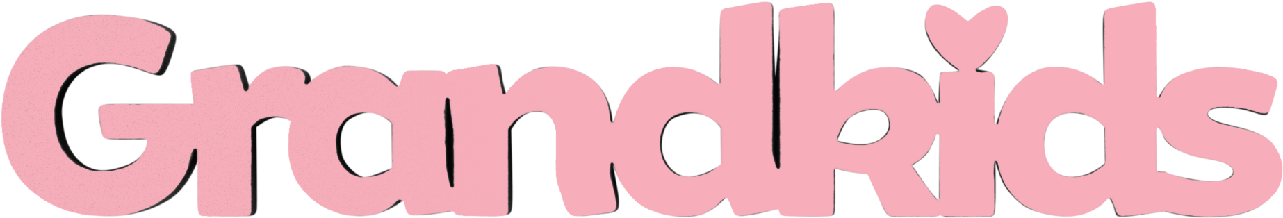 Grandkids Tiny Word Clipart (2048x2048), Png Download