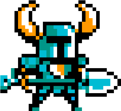 Shovel Knight Sprite Clipart (1200x1200), Png Download