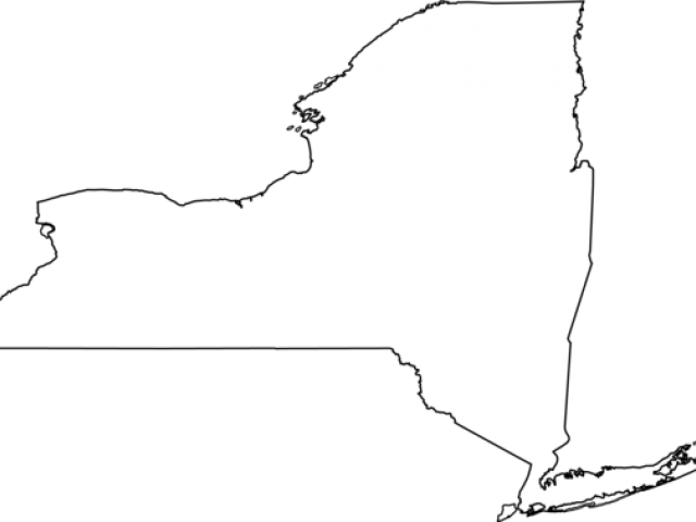 New York Clipart Outline - Png Download (640x480), Png Download