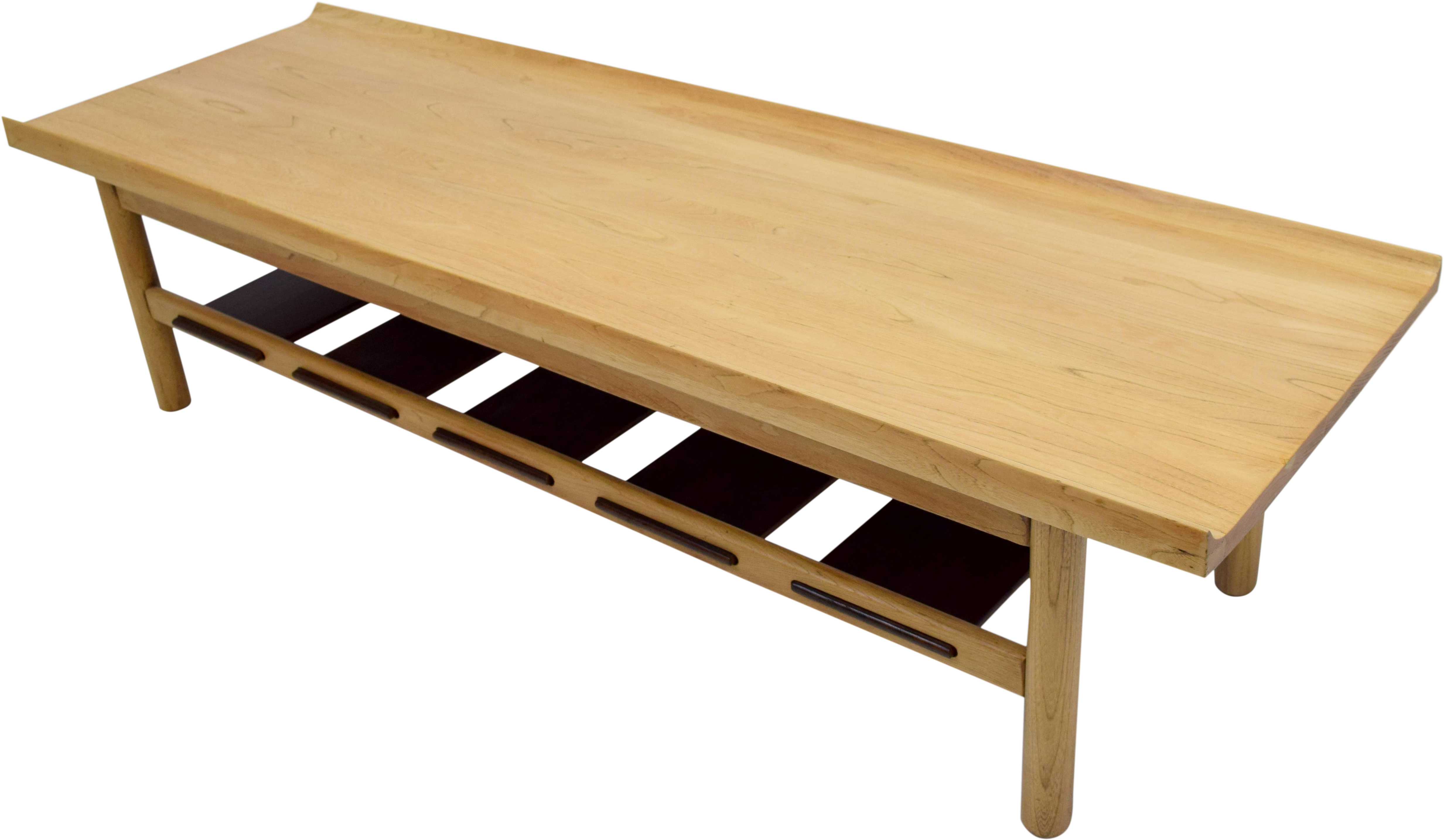 Excellent Lawrence Peabody Bleached Walnut Coffee Table Clipart (5477x3186), Png Download