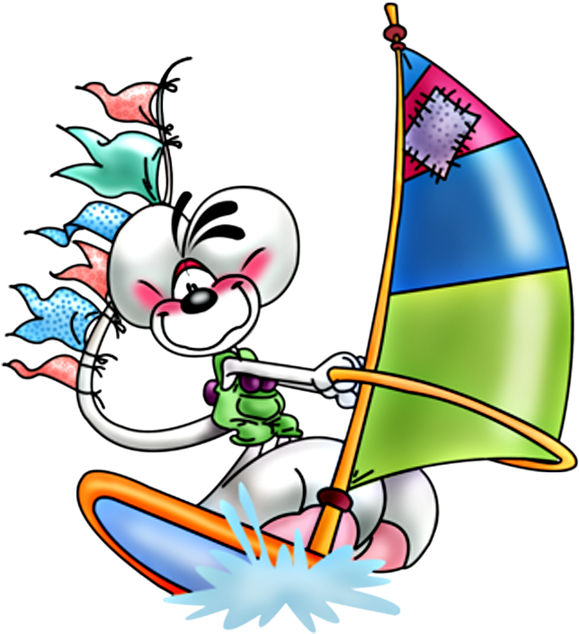 Diddl Con Serf Clipart (668x800), Png Download