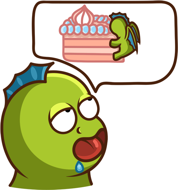 Sparky The Dragon Messages Sticker-8 Clipart (618x618), Png Download