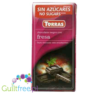 Torras Ark Chocolate With No Added Sugar, Strawberry Clipart (1000x1000), Png Download
