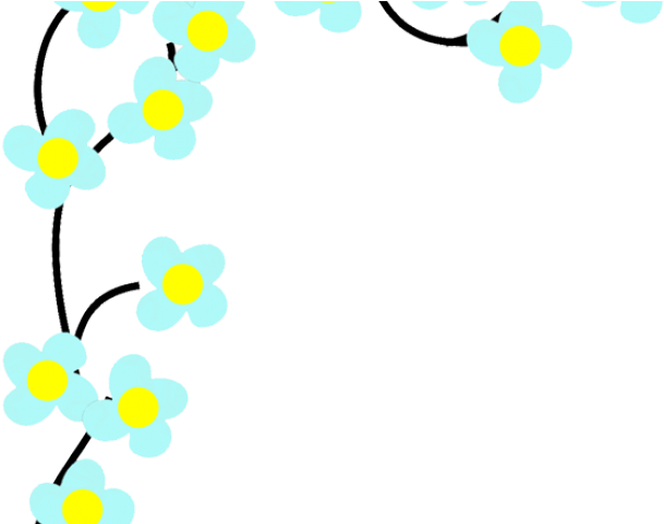 Easter Flower Clipart Cute Blue Flower - Png Download (640x480), Png Download