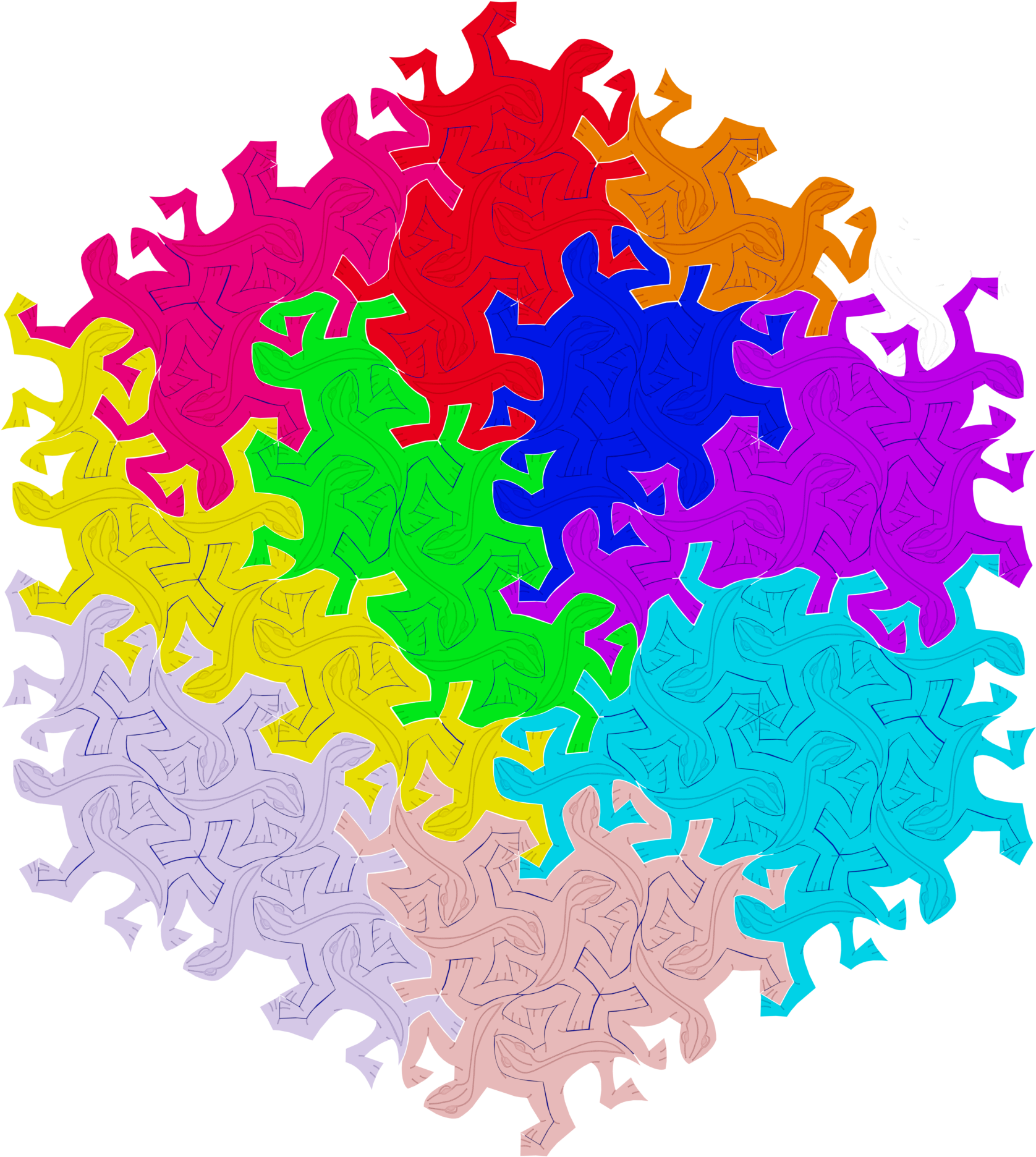 I Drew The Rough Shape Of A Single Lizard In Adobe Clipart (2000x2000), Png Download