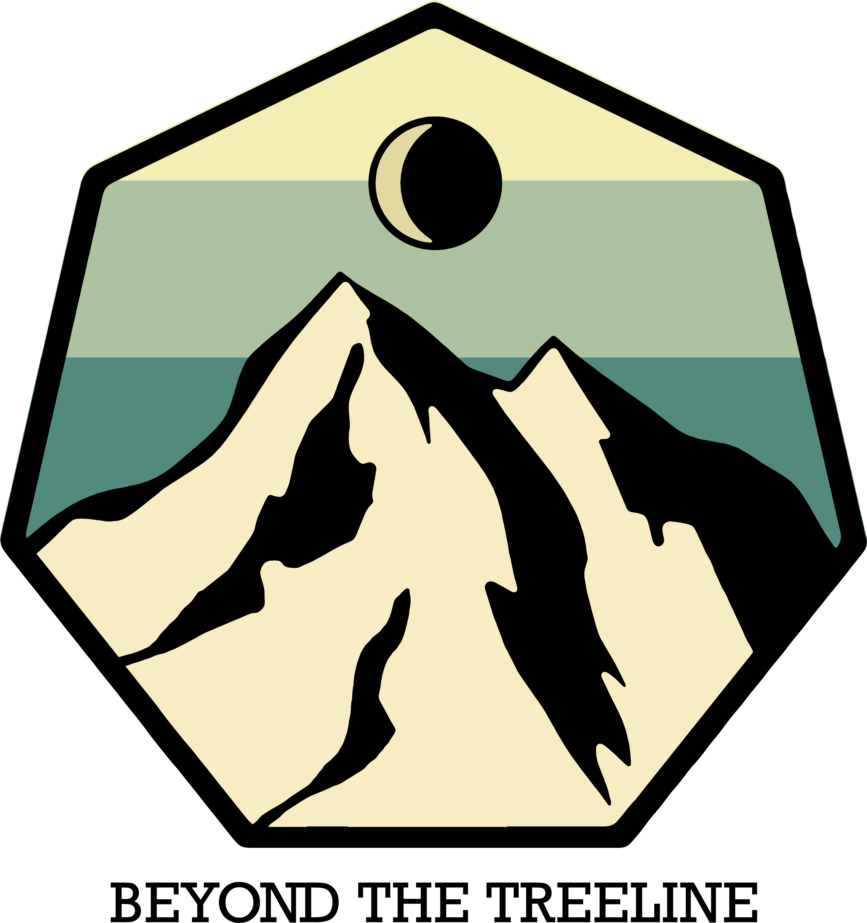 Mountain Crest B Tee Clipart (3600x3600), Png Download